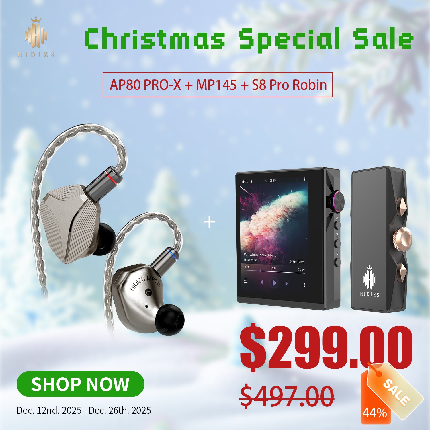 AP80 PRO-X + MP145 + S8 Pro Robin Bundle