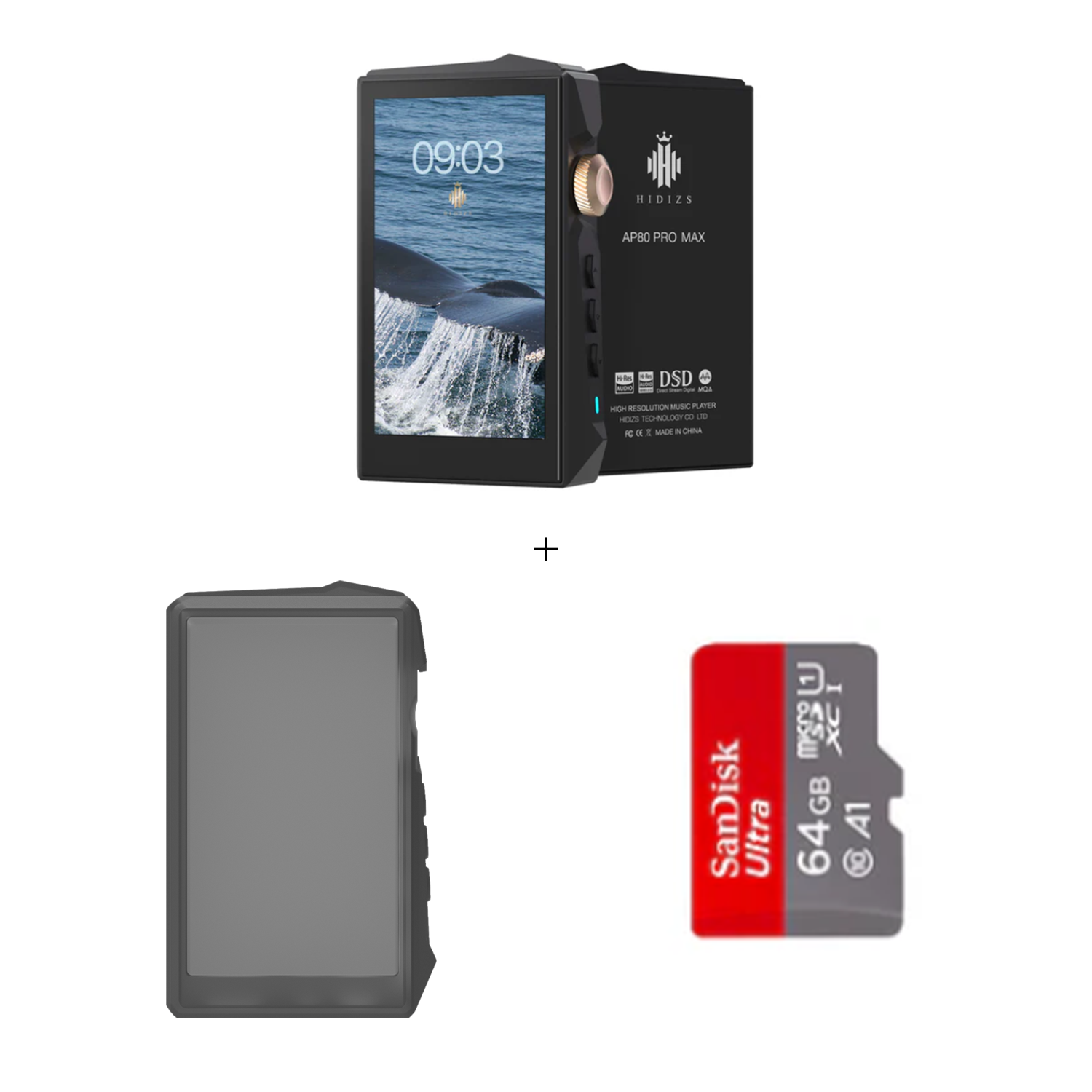 AP80 PRO MAX + Silicone Case + SanDisk 64G Bundle