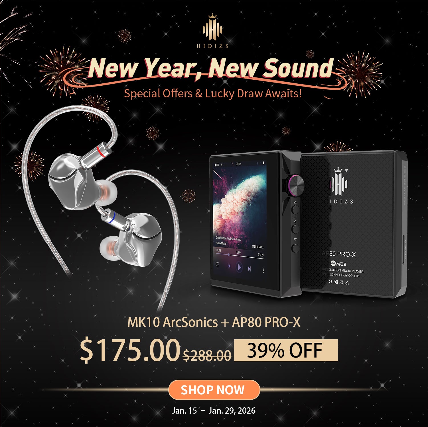 HIDIZS MK10 ArcSonics 10mm SCC Dynamic Driver HiFi IEMs