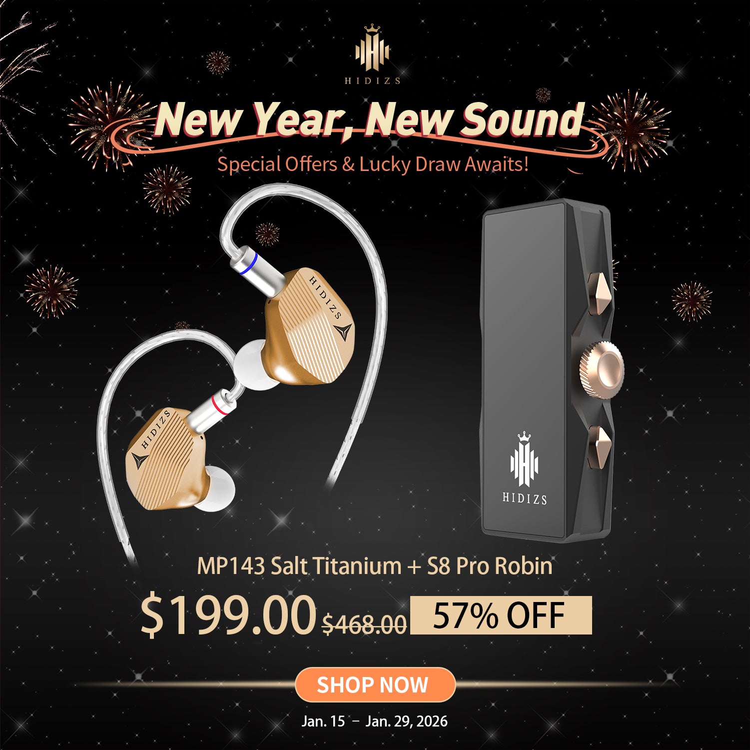 MP143 Titanium + S8 Pro Robin Bundle