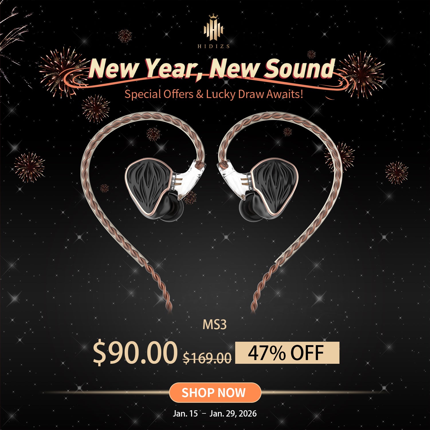 HIDIZS MS3 2BA 1DD Hybrid 3 Drivers HiFi In-Ear Monitors