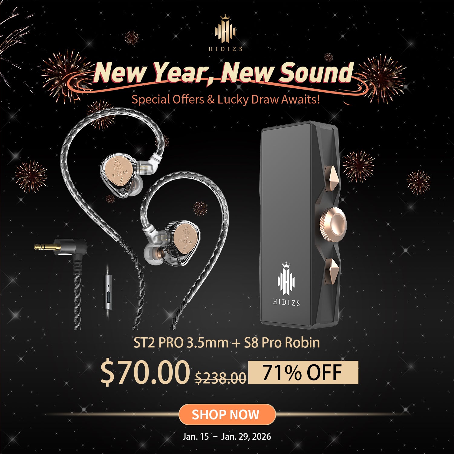 ST2 PRO 3.5mm + S8 Pro Robin Bundle