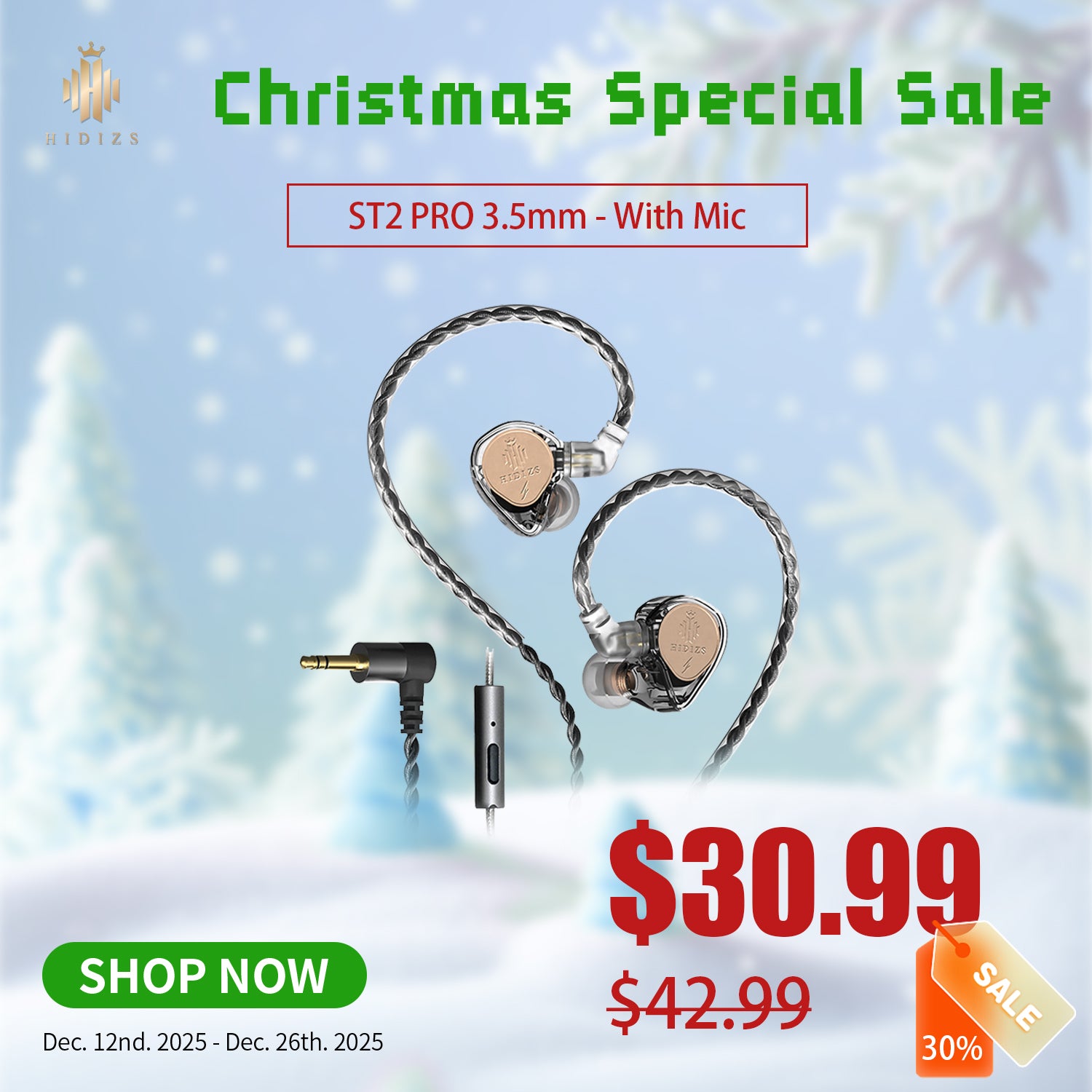 HIDIZS ST2 PRO Nebula 3.5mm Special Edition High-Performance Digital In-ear Earphones